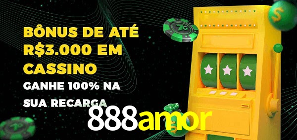 888amor melhor bônus de depósito