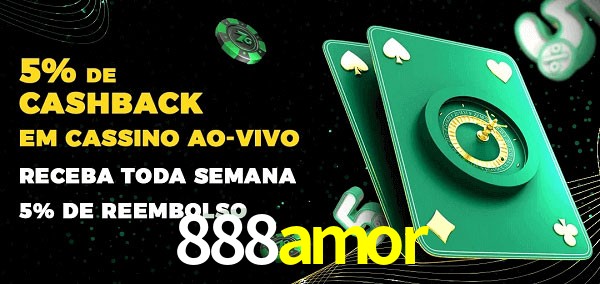 Promoções do cassino ao Vivo 888amor